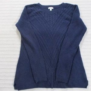 Talbots navy blue sweater size small petite
